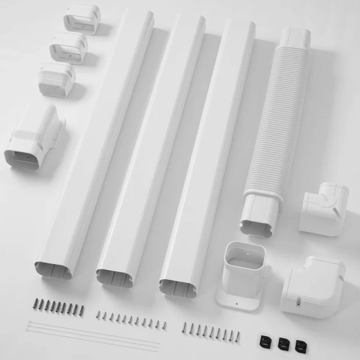 Armbridge 13FT PVC Decorative Line Set Cover Kit for Ductless Mini Split Air Conditioners, Heat Pumps, and Inverters systems.