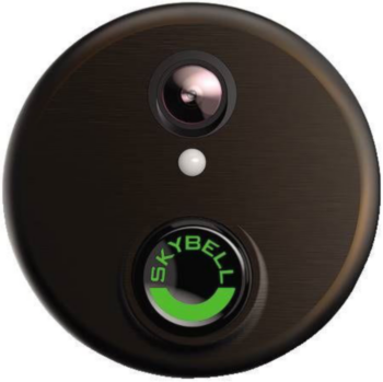 Door Bell, Wi-Fi HD Video, Bronze, 5.25 in WD, 5.75 in HT