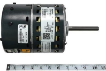Blower Motor, Direct Drive, 1/2 HP, 120/240 V, 50/60 Hz, 1 Ph
