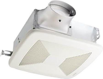 Ventilation Fan, Low Profile Bathroom, 80 cfm