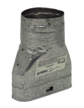 Duct Flashing, Oval, 4 in
