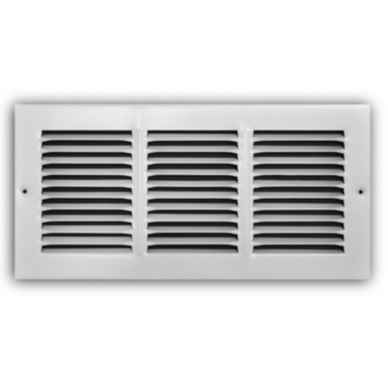 Ceiling Grill, Stamped Return, 0.5 in Blade Spacing, White