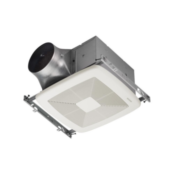 Exhaust Fan, Multi-Speed Bathroom, 80 cfm, 120 V, 0.3 A