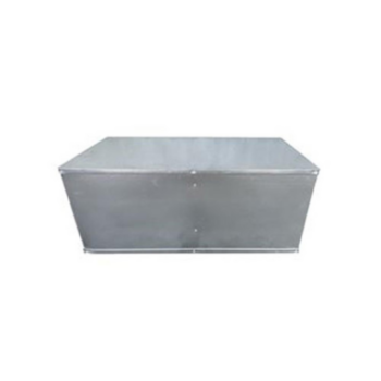 Duct Box, Coffin, 21 in WD, 19 in HT, 46 in LG, 24 gauge THK