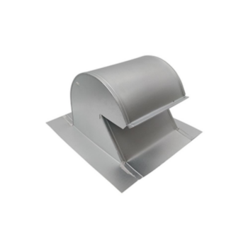 Roof Vent, Standard Height Profile, Galv Steel, 26 gauge THK