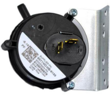 Pressure Switch, Air, -0.1 in wc