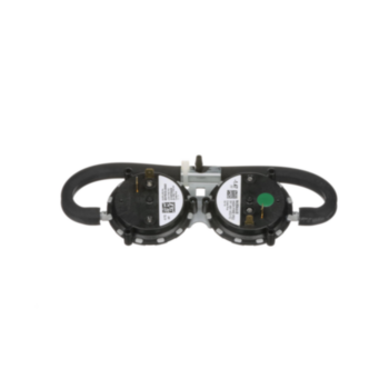 Pressure Switch, 2-Stage, Air, -0.72/-1.47 in wc