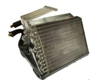Evaporator Coil, Evaporator, Alum, Copper, 0.75 in