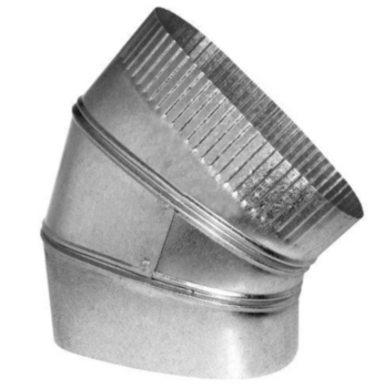 Duct Angle, Flat, Oval, Broadway, Steel, 8 in, 30 gauge THK