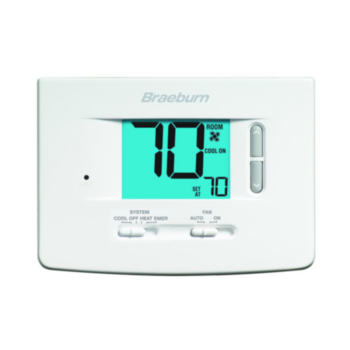 Braeburn, Thermostat, Non-Programmable, 2 Heat/2 Cool