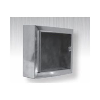 Duct Box, Flanged Board, Register, 14 in WD, 4.5 in HT, R6