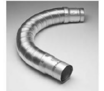 Connector, Double Wall Flexible Vent, 2 ft LG