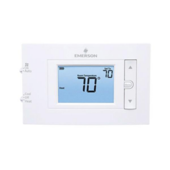 White Rodgers, Thermostat, Non-Programmable, 1 Heat/1 Cool