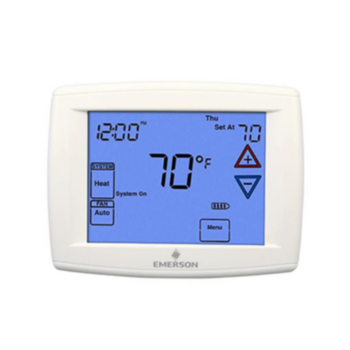 White Rodgers, Thermostat, Non-Programmable, Touchscreen, White