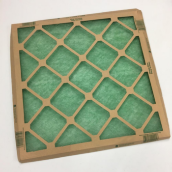 Air Filter, 16 in WD, 1 in LG, 20 in HT, Fiberglass, 675 cfm