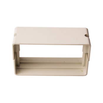 Duct Coupling, Union, 6 in, 6.11 in LG, 5.92 in WD, Plastic