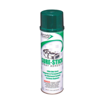 Adhesive, Contact/Spray, 12 oz Aerosol Can, Yellow, 388 g/l
