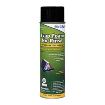 Coil Cleaner, Evap Foam No Rinse Evaporator, 18 oz