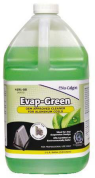 Cleaner, Coil, 1 gal Plastic Bottle, Proprietary, Green