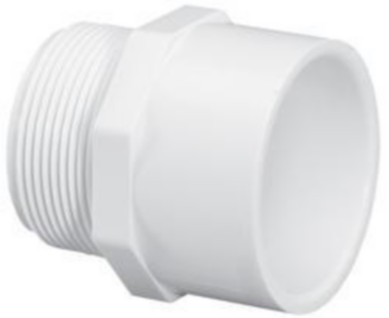 Adapter, 3/4 in x 3/4 in, PVC