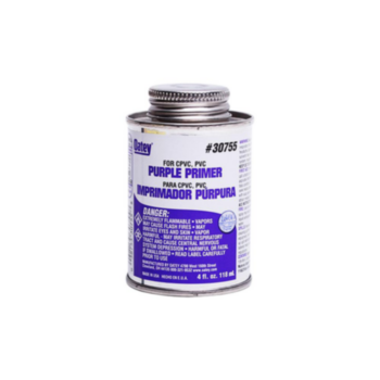 Primer, Cement, 4 oz, Purple, Translucent Liquid, 151 degF