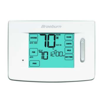 Braeburn, Thermostat, Universal Programmable, 1 Heat/1 Cool