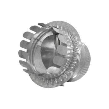 End Cap, Tee, 9 in, Galv Steel, 28 gauge THK