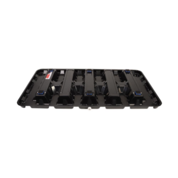 Drain Pan, High Rise, 30 in WD, 60 in LG, Black