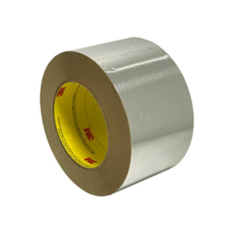 Foil Tape, 45.72 m LG, 2.834 in WD, 3.7 mil THK, Silver