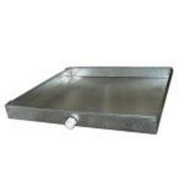 Drain Pan, 26 in WD, 44 in LG, 26 gauge THK