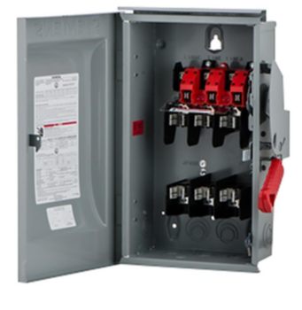 Disconnect Switch, Communication, 600 V, 100 A, 3 Poles