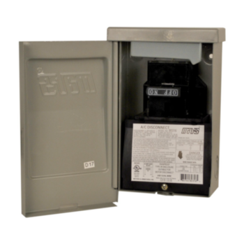 Fuse, Side Open Disconnect, 30 A, 120/240 V, Metal, Steel