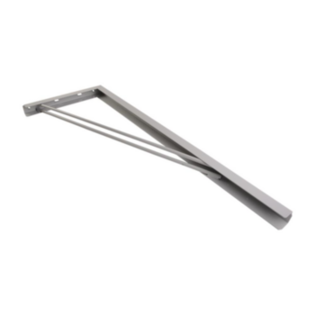 Mounting Bracket, Air Conditioner Wall, 0.234 in Hole Size