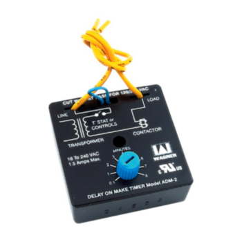 Delay Timer, Adjustable, on Break, 6 sec to 8 min, 240 VAC