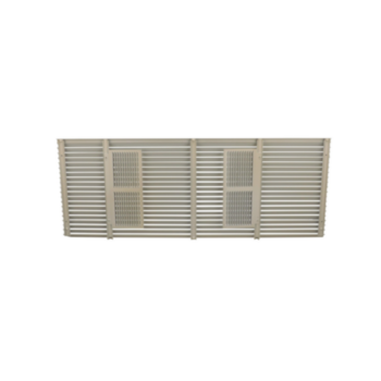 Grill, Architectural, Alum, White Enamel