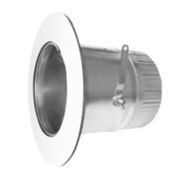 Duct Collar, Take-Off, 12 in Dia, 28 gauge THK, Silver