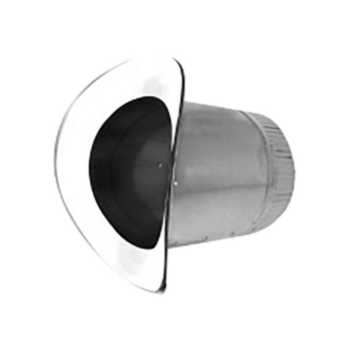 Duct Collar, Take-Off Round Pipe, 4 in Dia, 26 gauge THK
