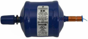 Filter Dryer, Single Flow, 0.375 in, 7 in LG, Steel