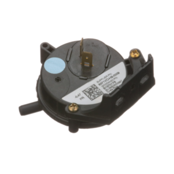 Pressure Switch, Air, -0.47 in wc, 24 V, Plastic, Light Blue