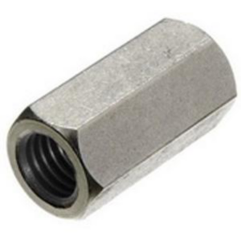 Coupling Nut, Rod, 0.375 in