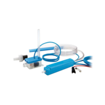 Condensate Pump, Mini Aqua, Slim, 33 ft, 16 W, 3.2 gph, Aqua
