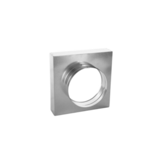 Duct Adapter, Square to Round, 16 in