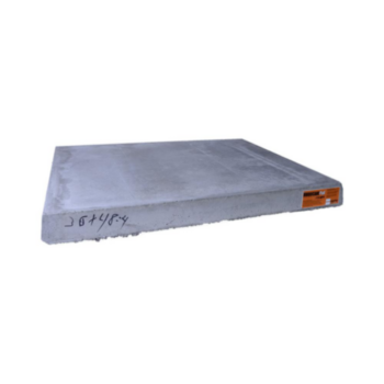 Pad, T-Class Equipment, Gray, 48 in WD, 4 in THK