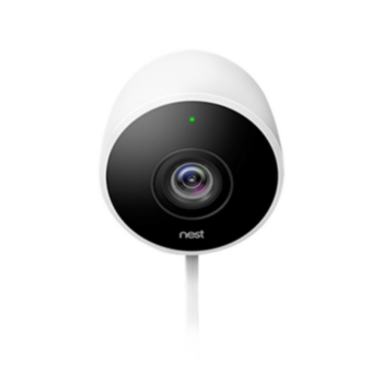Camera, Nest Outdoor, 2.8 in WD, 2.8 in HT, 3.5 DP, White