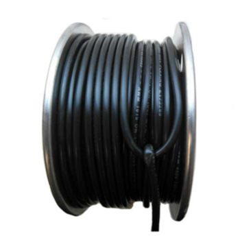 Wire, Thermoplastic, 105 degC, Black, 100 ft LG, 12 gauge