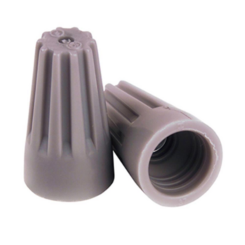 Cable Connector, Twist-On Wire, 22 to 14 AWG, Porcelain