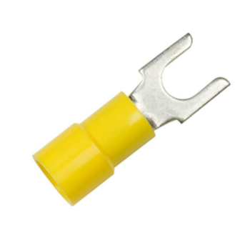 Cable Terminal, Spade, Tongue, #10, 12 to 10 Terminals