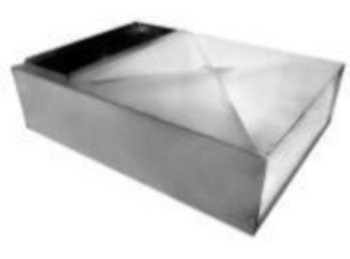 Duct Box, Return Air Support, Horizontal, 28 in WD, 10 in HT
