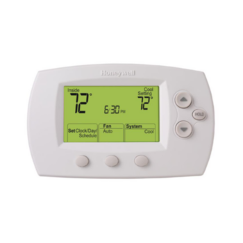 Thermostat, Focuspro Programmable, White, 50/60 Hz, LCD