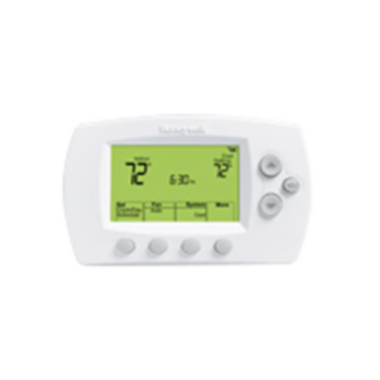 Thermostat, White, 20 to 30 VAC, Backlight LCD, 5 to 90%